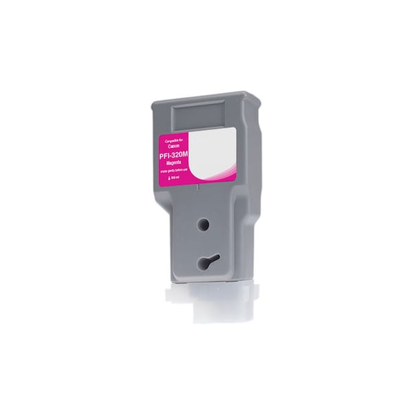 Cig WF Non-OEM New Magenta Wide Format Ink Cartridge for Canon PFI-320 WCPFI320M - main